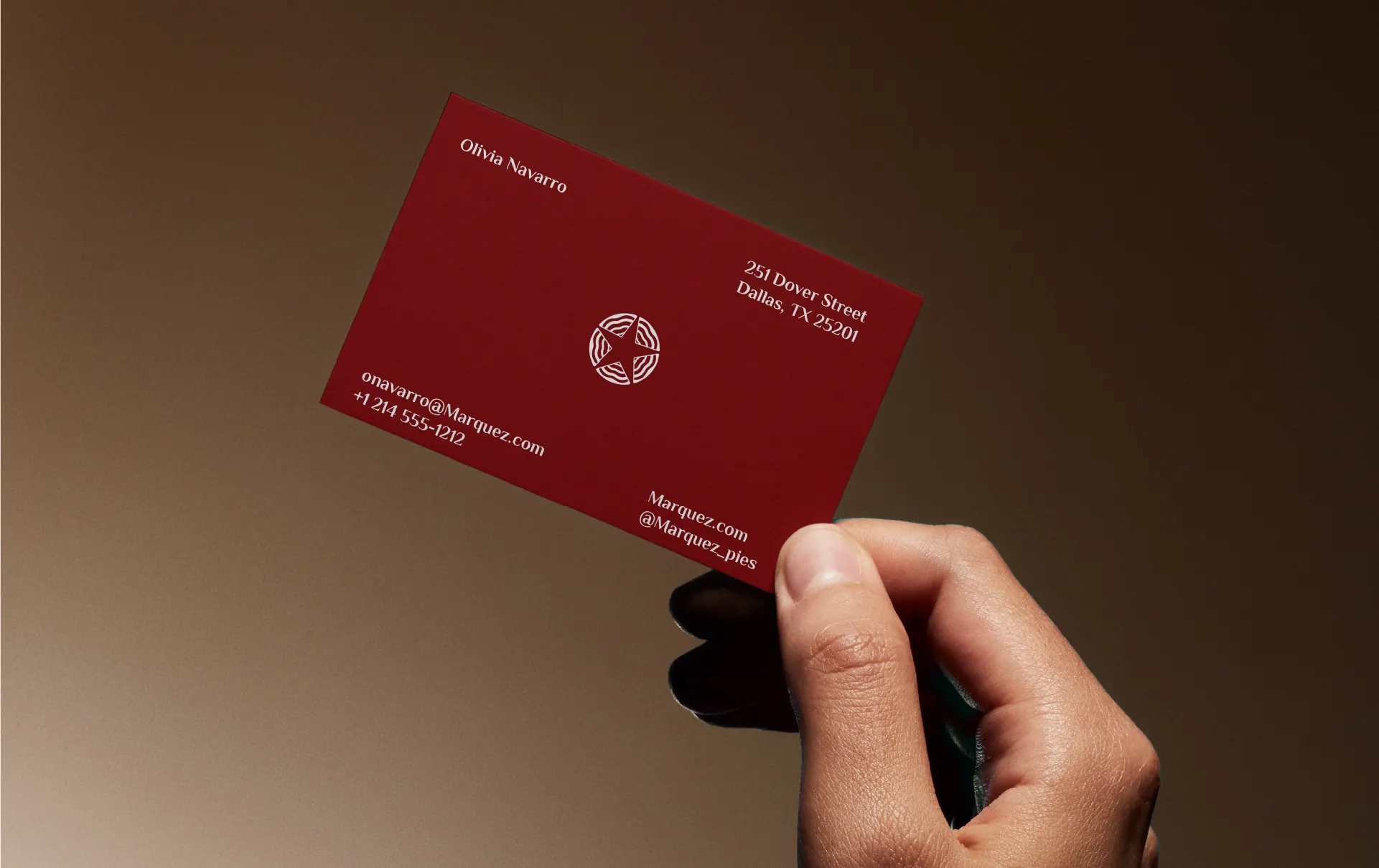 Marquez, Business Card